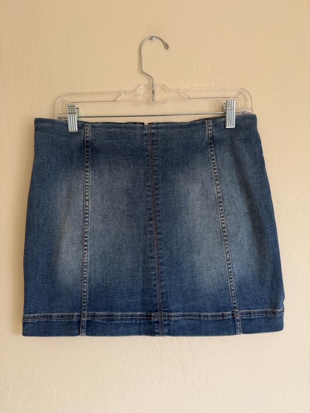 Classic Blue Denim Mini Skirt